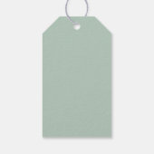 Cute Koala Elegant Pastel Floral Cadeaulabel (Achterkant)