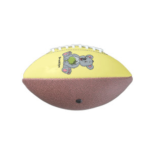 Cute koala en Coconut cartoon illustratie American Football