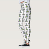 Cute koala en Coconut cartoon illustratie Leggings (Links)