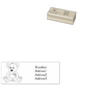 Cute koala en Coconut cartoon illustratie Rubberstempel (Gestempeld)
