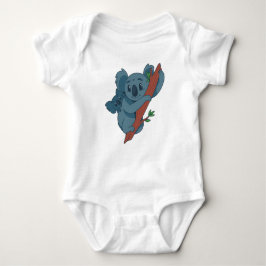 Cute Koala Family Illustration - Nature-Loving Kid Romper