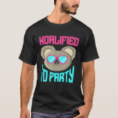 Cute Koala Graphic Retro Party Animal Australia T-shirt (Voorkant)