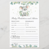 Cute Koala Greenery Baby Predictions and Advice (Voorkant)