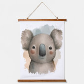 Cute Koala Hangend Wandkleed (Voorkant)