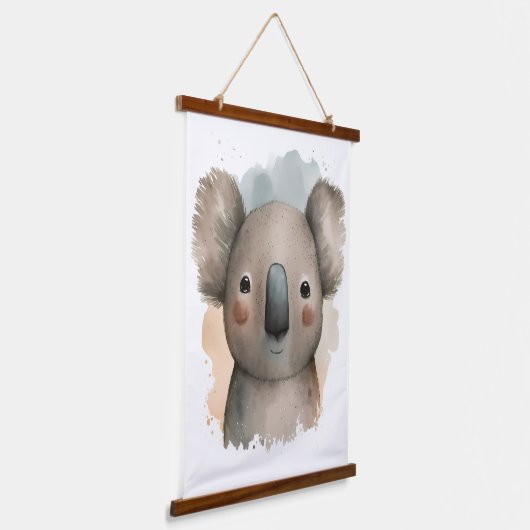 Cute Koala Hangend Wandkleed (Gebogen)