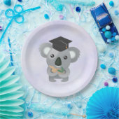 Cute Koala in een Gradua Cap Papieren Bordje (Feest)