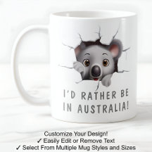 Cute Koala In Een Mok! Nieuwigheid Voor Koala Lief
