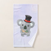 Cute Koala in een zwarte top-hoed Bad Handdoek (Handdoek)