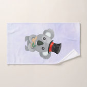 Cute Koala in een zwarte top-hoed Bad Handdoek (Handdoek)