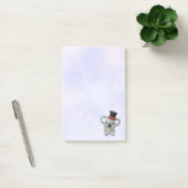 Cute Koala in een zwarte top-hoed Post-it® Notes (Kantoor)