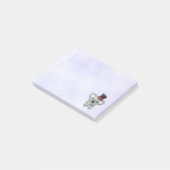 Cute Koala in een zwarte top-hoed Post-it® Notes (Schuin)