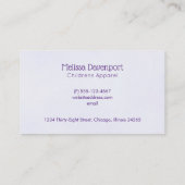 Cute Koala in een zwarte top-hoed Visitekaartje (Achterkant)