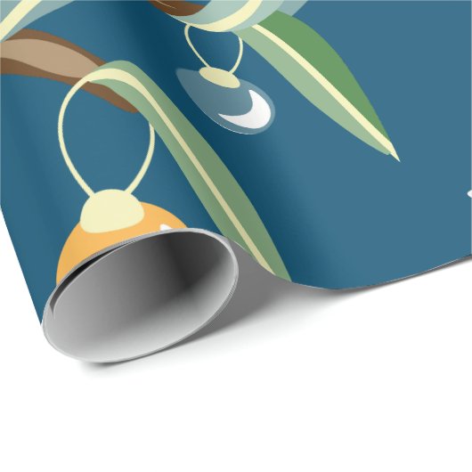 Cute Koala Kerstmis Cadeaupapier (Rol Hoek)