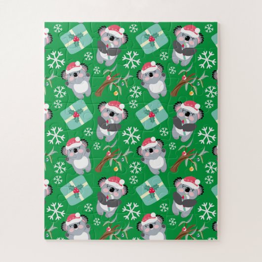 Cute Koala Kerstmis Legpuzzel (Verticaal)