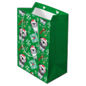 Cute Koala Kerstmis Medium Cadeauzakje (Achterkant Gekanteld)