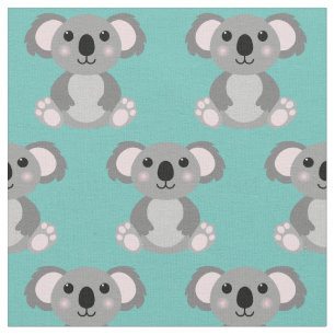Cute Koala Kinder Cartoon Stof