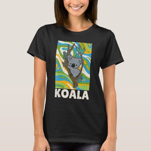 Cute Koala Koala Bioloog Australia 14 T-shirt (Voorkant)
