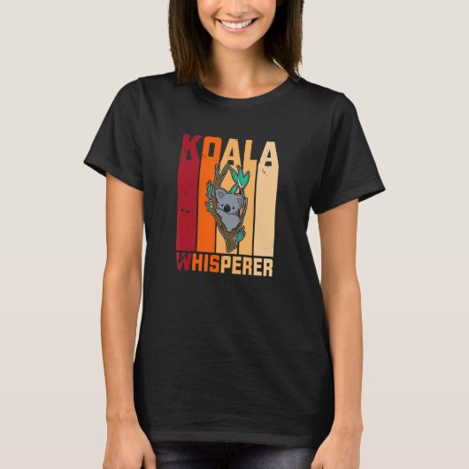 Cute Koala Koala Bioloog Australia T-shirt (Voorkant)