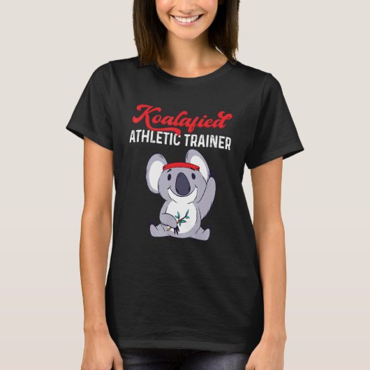 Cute Koala Koalafied Athletic Trainer Cardio Koala T-shirt (Voorkant)