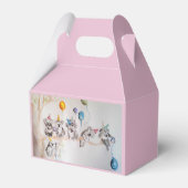 Cute Koala Koalas Girls Birthday Cake Favor Box Bedankdoosjes (Achterkant)