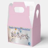 Cute Koala Koalas Girls Birthday Cake Favor Box Bedankdoosjes (Geopend)
