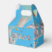 Cute Koala Koalas Girls Birthday Cake Favor Box Bedankdoosjes (Achterkant)