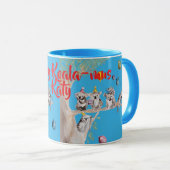 Cute Koala Koalas Merry Christmas Koala-mus Girls Mok (Voorkant rechts)