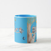 Cute Koala Koalas Whimsical Animal waterverf Mok (Midden)