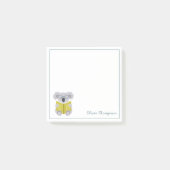 Cute koala leest dierenkinderen briefpapier  post-it® notes (Voorkant)