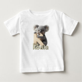 Cute Koala Letter K Kinder T-Shirt | Dierenalfabet