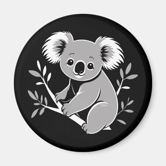 Cute Koala Magneet (Voorkant)