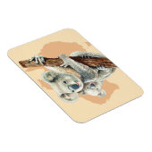 Cute Koala Mam en Baby Magneet (Rechterzijde)