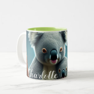 Cute Koala Mam en Baby Newborn Gift Mok