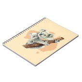 Cute Koala Mam en Baby Notitieboek (Linkerzijde)