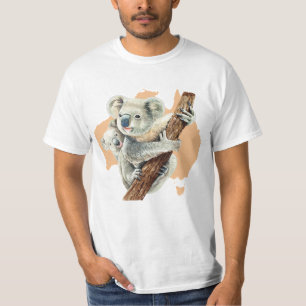 Cute Koala Mam en Baby T-shirt