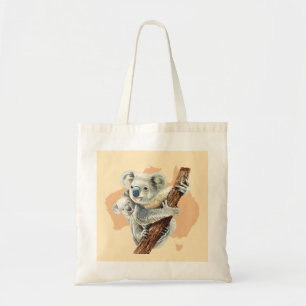 Cute Koala Mam en Baby Tote Bag