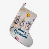 Cute Koala Merry Koalamus kerststop Kleine Kerstsok (Voorkant (Hangend))