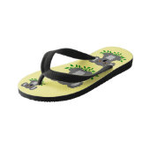 Cute koala met eucalyptus kinder teenslippers (Schuin)