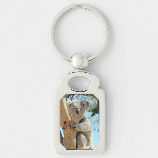 Cute Koala Metal Sleutelhanger (Voorkant)