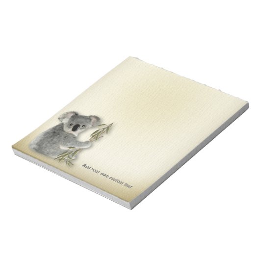 Cute Koala Notitieblok (Linkerzijde)