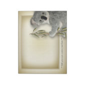 Cute Koala Notitieblok (Linkerzijde)