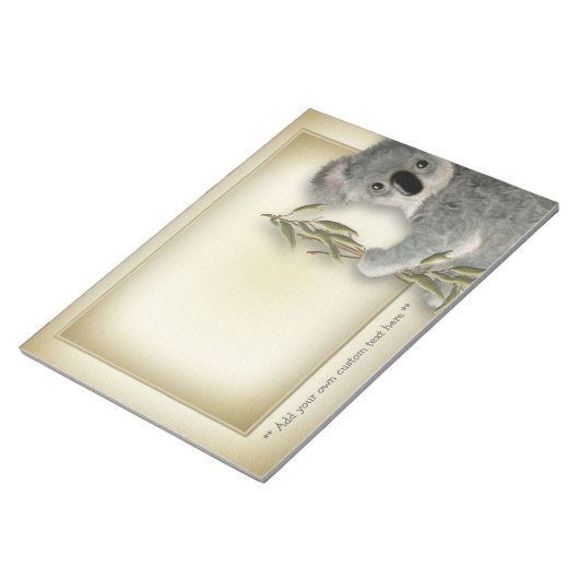 Cute Koala Notitieblok (Schuin)