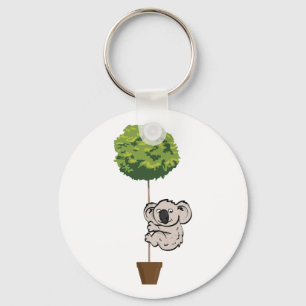 Cute Koala op de boom Sleutelhanger