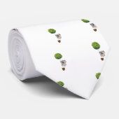 Cute Koala op de boom Stropdas (Opgerold)