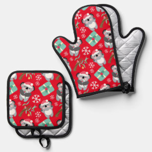 Cute Koala Ovenwant & Pannenlap Set