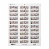 Cute Koala Party Waterverf Return Address Labels (Full Sheet)