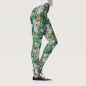 Cute Koala Pattern Hunter Green Leggings (Rechts)