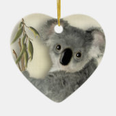 Cute Koala Persoonlijk Keramisch Ornament (Voorkant)