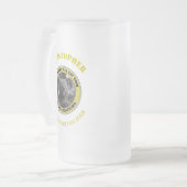 Cute koala "play on words" gepersonaliseerd matglas bierpul (Voorkant links)