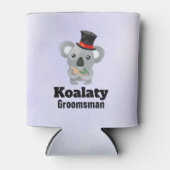 Cute Koala Pun Koalaty Groomsman Blikjeskoeler (Voorkant)